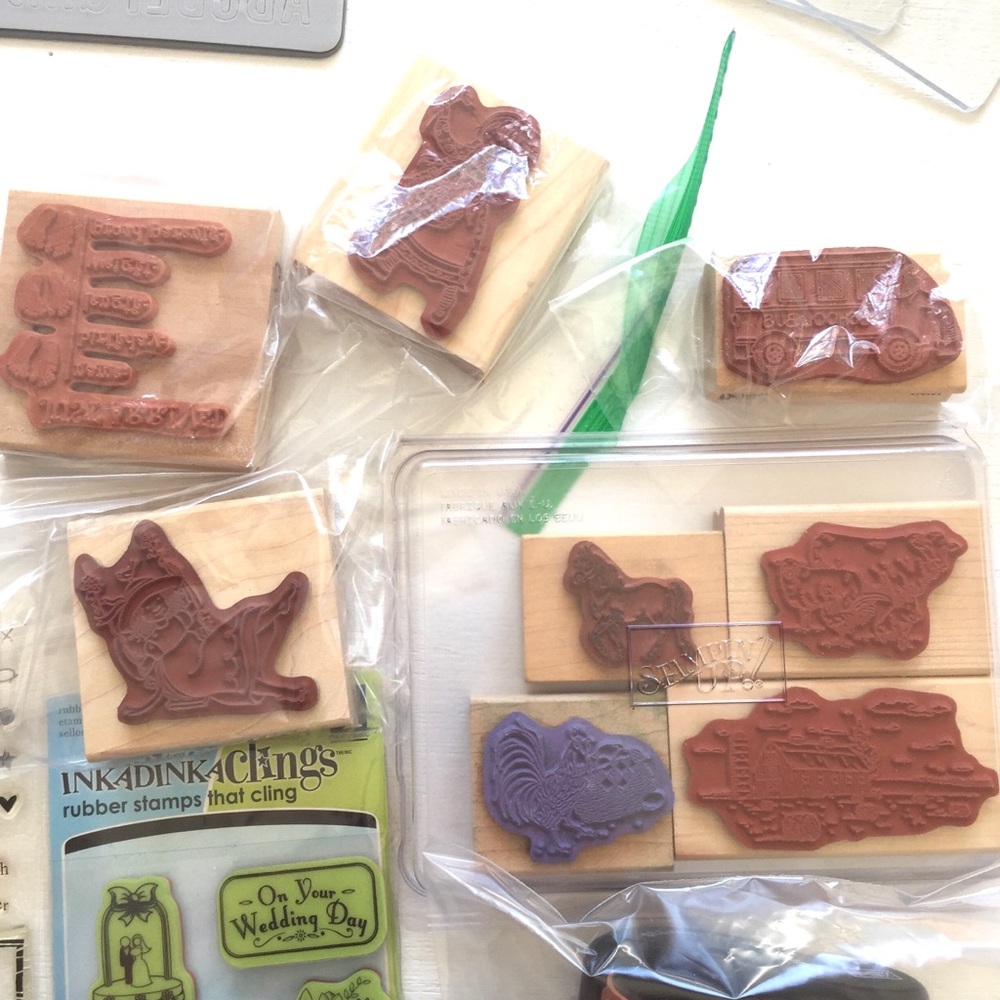 Assortment of Crafting Stamps - STAMPIN’ UP! - RUBBER STAMPEDE & More - Picture 10 of 16